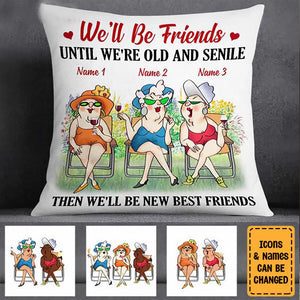 Old Friends Personalized Pillowcase-Gift Idea