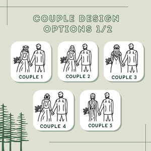 Personalized Outdoor Lovers Couple Gift Fridge Magnet