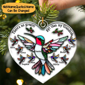 All I Want For Christmas Is My Grandkids - Personalized Acrylic Ornament