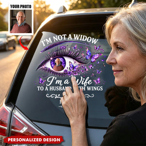 I'm A Wife To A Husband With Wings - Personalized Decal