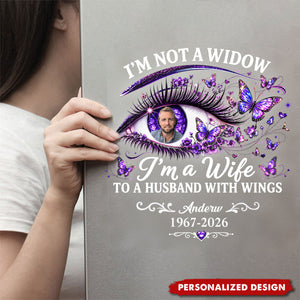 I'm A Wife To A Husband With Wings - Personalized Decal