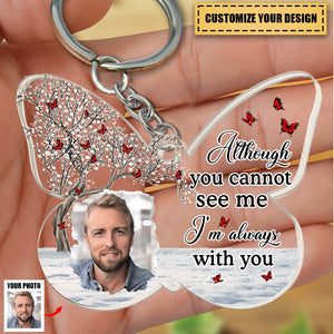 Your Wings Were Ready But My Heart Was Not - Personalized Acrylic Photo Keychain