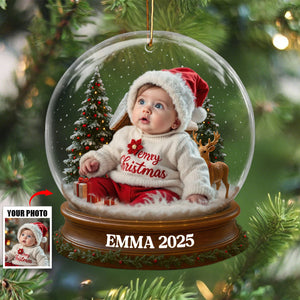 Upload Photo Christmas Custom Ornament