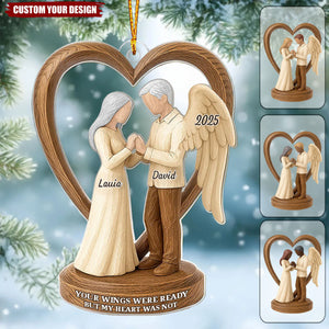 Couple With Wings Memorial Ornament