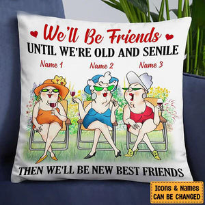 Old Friends Personalized Pillowcase-Gift Idea
