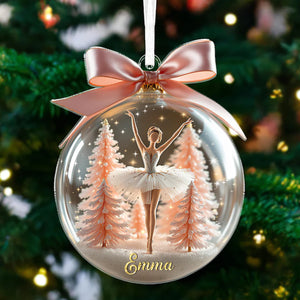 Personalized Ballet Ornament, Christmas Gift For Ballet Lover