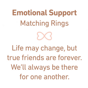 True Friends Are Forever Infinity 925 Sterling Silver Ring