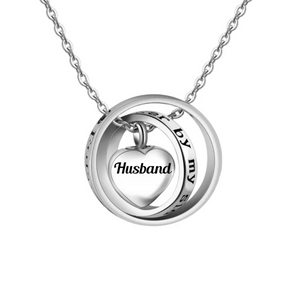 Personalized Engraved Name Urn Cremation Necklace
