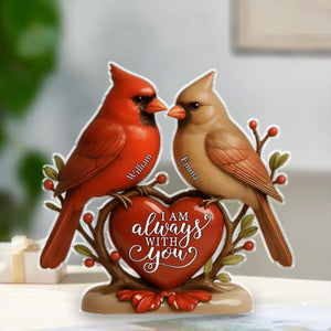 Forever Together Cardinals - Personalized Custom Acrylic Plaque