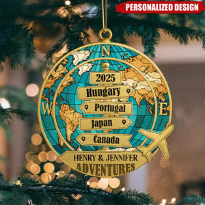 Destination Of All Year - Personalized Ornament For Travel Lovers