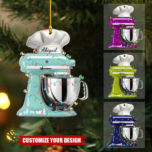 Baking Mixer Shape Ornament,Gift For Baking Lovers
