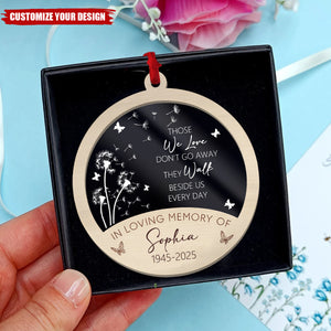 In Loving Memory Of - Personalized Remembrance Ornament