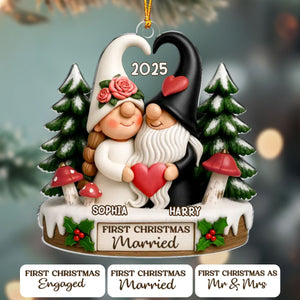 Love No Bounds - Custom Anniversary Christmas Ornament