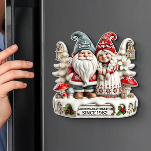 3D Effect Couple Together Personalized Acrylic Fridge Magnet, 2025 Heartfelt Gift
