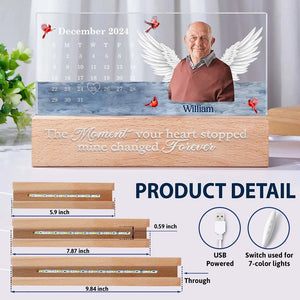 I'm Always With You-Personalized Memorial 3D LED Light Plaque