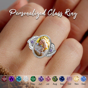 Forever Love - Custom Oval Photo Ring
