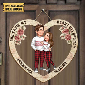 Grow Old With Me Old Couples Anniversary - Personalized Wood Sign