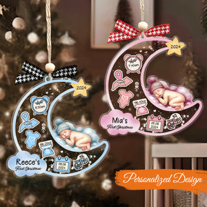 Personalized Newborn's First Christmas Gift Ornament