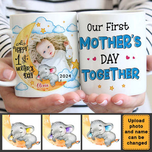 First Mother's Day Elephant Photo Mug