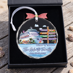 Personalized Cruise Adventure Travel Ornament