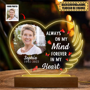 Custom Photo Your Wings Were Ready - Personalized 3D Led Light Lamp