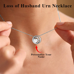 Personalized Engraved Name Urn Cremation Necklace
