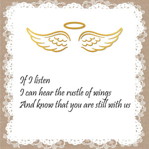 I Used To Be His Angel Now He Is Mine Personalized Stainless Steel Keychain