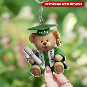 Graduate Gift 2025, Personalized Shaped Acrylic Keychain