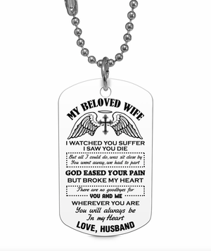 MY BELOVED WIFE Necklace