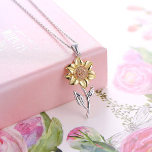 S925 Pure Silver Sunflower Original Necklace