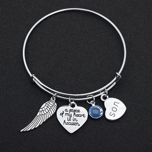 Memorial A Piece Of My Heart In Heaven Bracelet