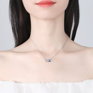 Original S925 Pure Silver Butterfly Fashion Necklace