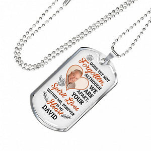 Gone Yet Not Forgotten Personalized Necklace