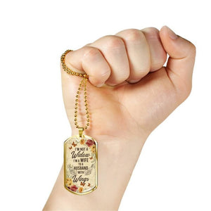 I’m Not A Widow Personalized Necklace