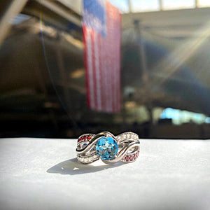 "God Bless America" Ring - Independence Day Gift