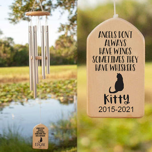 Personalized Cat Memorial Wind Chime