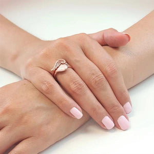 2 in 1 Angel Wing Ring