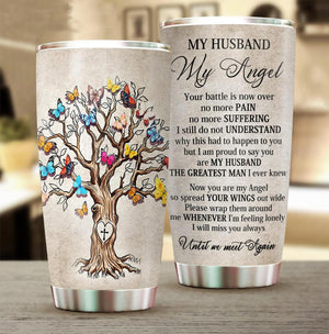 My Husband My Angel Tumbler