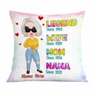 Love Mom Grandma Legend Pillowcase