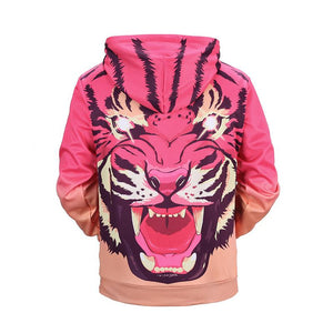 3D printed men's hooded sweatshirt