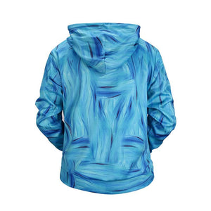 3D printed men's hooded sweatshirt