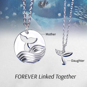 Sea And Whale Necklace-Mother&Daughter 👩👧 Forever Linked Together