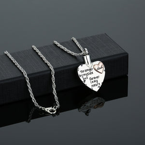 In My Heart Ashes Storage Necklace