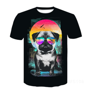 3D Pet Print T-shirt