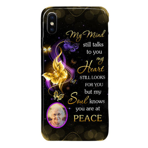 My Mind Still Talks, custom photo, personalized phone case