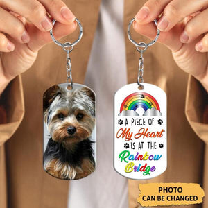 A Piece Of My Heart Memorial Personalized Keychain