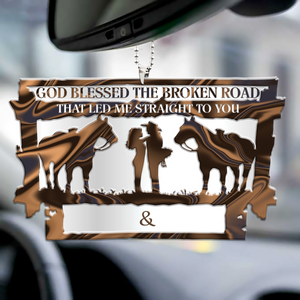 Horse Stable God Blessed Personalized Ornament