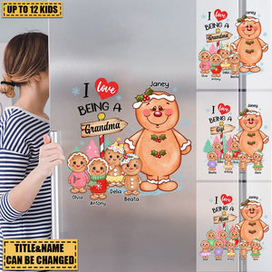 Gift For Grandma Cookies Gingerbreads Personalized Decal Sticker