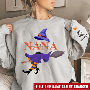 Grandma Life Witch Halloween Personalized Sweatshirt