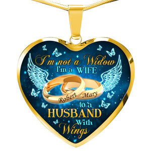 I'm Not A Widow Personalized Necklace